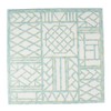Caspari Bamboo Screen Robin's Egg Paper Linen Dinner Napkins -