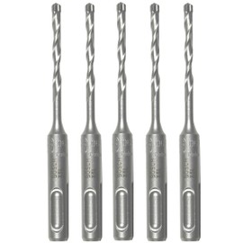 Bosch X5L043110/5 SDS Plus Bit X5L, 0.17 inches (4.3 mm) φ x 4.3 inches (110 mm), Set of 5