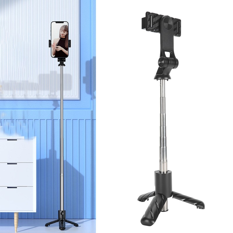 Selfie Stick Tripod Lightweight Remote Control 27.6in Extendable BT Phone