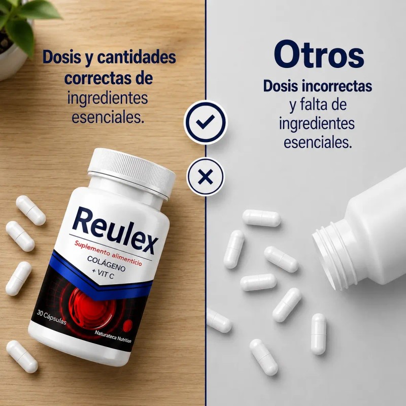 Reulex Frascos Colageno Msm Vitaminas Mas