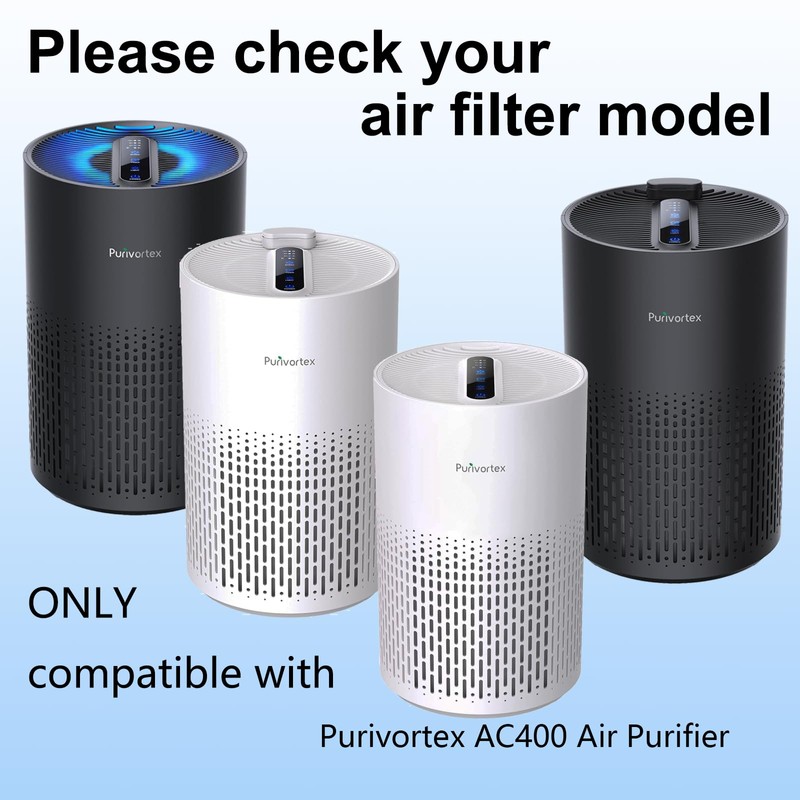 WOCASE 2 Packs AC400 Air Purifiers Replacement Filter Compatible with