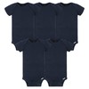 Gerber Baby 5-Pack Solid Onesies Bodysuits, Navy, 0-3 Months