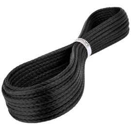Kanirope® Dyneema Rope PRO 8 mm 5 m Black 12-Way Braided SK78 Stretched Coated