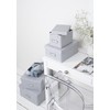 BIGSO KARIN Small Storage Box with Lid - Sturdy Organiser