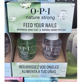 OPI Natural strong Base coat + Natural origin Top coat -0.5 oz