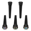 Guitar Bridge Pin, 6Pcs Ebony Bridge Pins with Abalone Shell