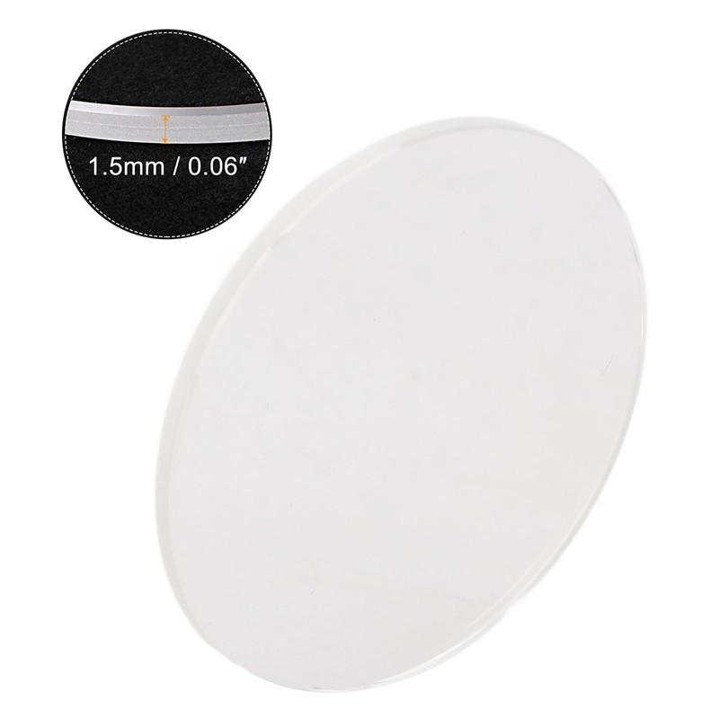 Round Flat Watch Glass Sapphire Crystal Glass Replacement Watch Glass