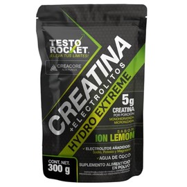Creatina Monohidratada Micronizada + Electrolitos, Magnesio, Potasio, Vitaminas y Agua de Coco | Creatine HYDRO EXTREME CREACORE 5 g por Porción | Sab