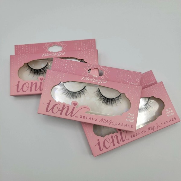 Ioni 3D Faux Mink Lashes 3 Boxes Natural Lite Doll