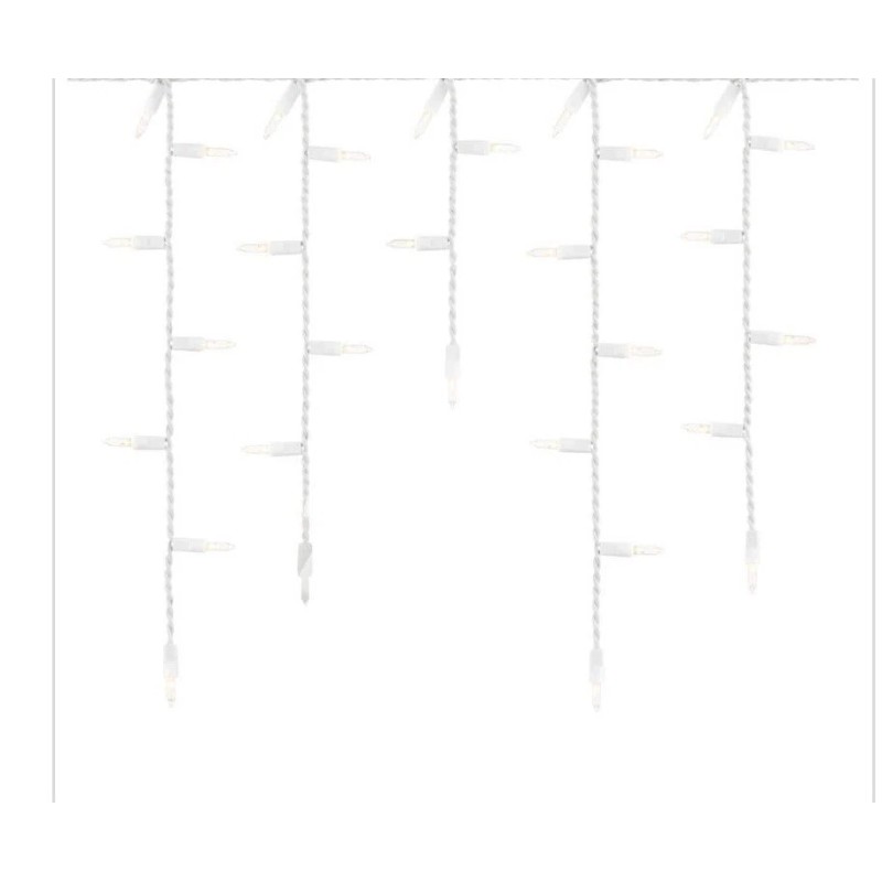 Home Accents Holiday 200 Ct Clear Incandescent Mini Icicle Lights