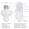 SZXJY Remote Control Light Socket with 15 30 60 Minute