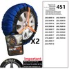 atliprime Fabric Snow Chain Textile tire Chains suv Snow Sock