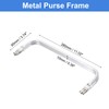 sourcing map Metal Purse Frame 11 in, 2 Pcs Rectangle