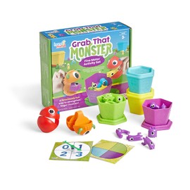 Learning Resources Fine Motor Skills Activity Set Grab the Monster Fine Motor Skills Learning Toy for Toddlers Activity Therapy Toys Preschool Learning Activities