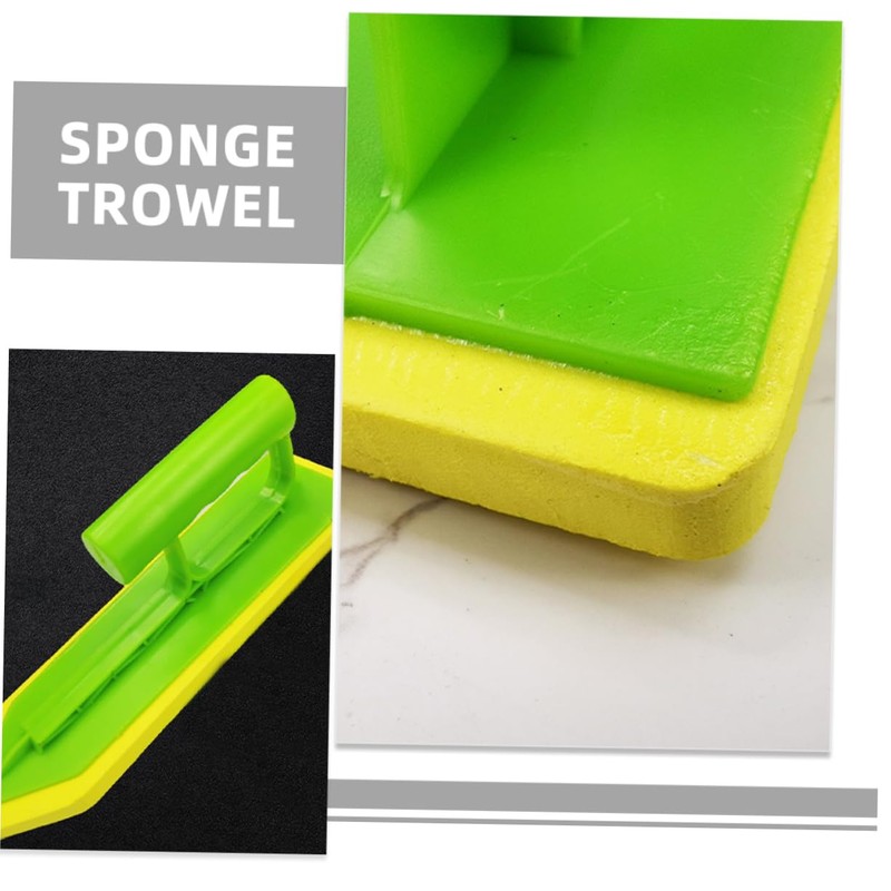 SEWACC Handheld Rubber Sponge Grout Float Tool Convenient Caulking Tool