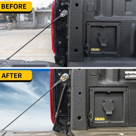 Maxzina Tailgate Assist Compatible with 2015-2025 2026 Ford F150 Truck Tailgate Slow-Drop Accessories Tail Gate Shock Damper for 2024 F-150 Accessories (1PC)