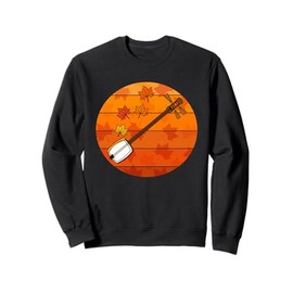 Fall Shamisen Autumn Japanese Musician Sweatshirt
