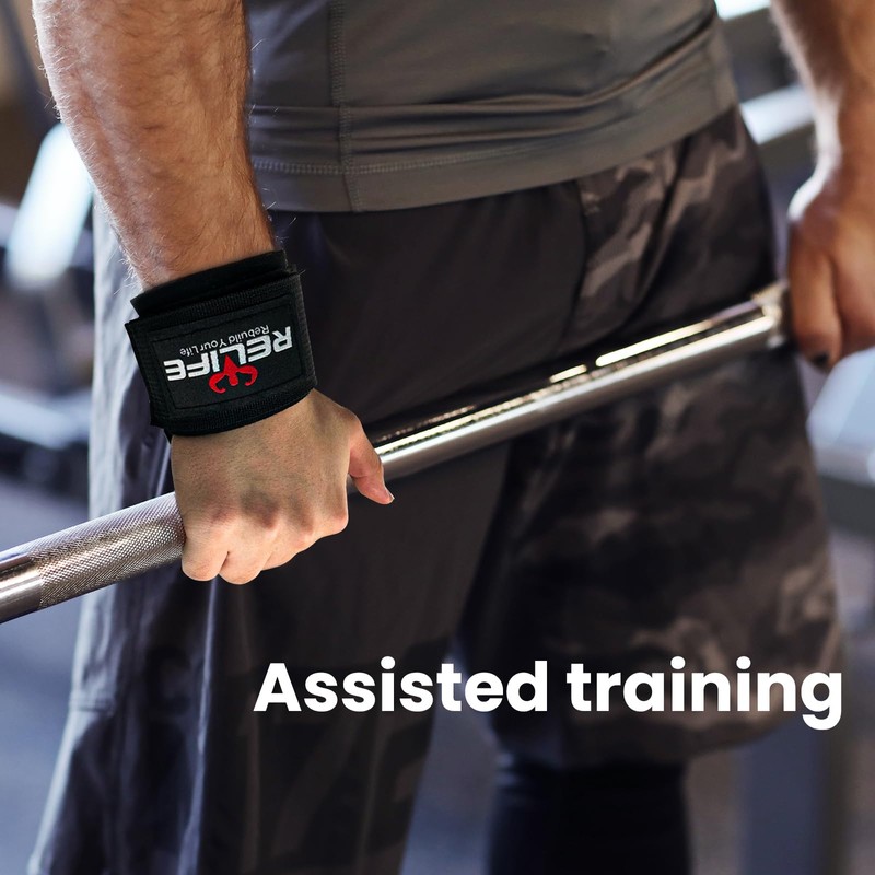 RELIFE REBUILD YOUR LIFE Lifting Hooks for Men and Women(Pair),