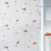 Spirella Anti-Mould Goldfish Shower Curtain, Anti-Bacterial, Washable, Waterproof, Vinyl, 180