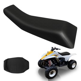 Kistrba Seat Cover Compatible with 1995-2003 Polaris Scrambler Trailblazer Sport 250 400 500 758B, Heavy Duty Leather ATV Seat Cover Replacement, Black