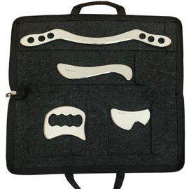 Muscle Scraper Massage Tool iastm Tool Set (3-Piece) Stainless Steel gua sha fascial Release Tool deep Soft Tissue Massage Tool Set(3-set)