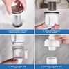 QruiLanTu Bathroom Sink Drain Kit Flexible Expandable P-Trap Sink Drain