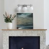 Bathroom Light Fixtures over Mirror, 3-Light Brushed Nickel Vanity Lights