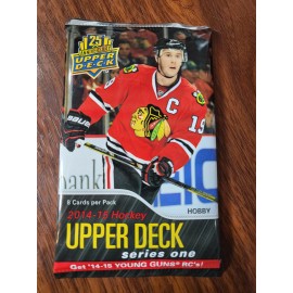 2014-15 Upper Deck Series 1 Hockey 8 Card Hobby Pack