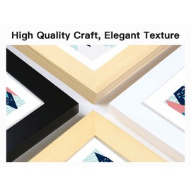 Zemiu 2Pack Premium A4 Picture Frames, Wooden Photo Frame 29.7x21cm-12x8inches with Perspex/Hanging Hooks,for Wall/Desk Pictures Print Display-White