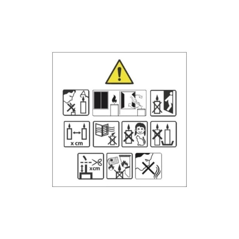 ELEMENT-TERRE Duftkerze, 200 g, 50 Stunden, Duft Apfel, Karamell, Wachs