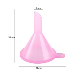 10Pcs Pink Mini Funnels Small Narrow Neck Plastic Funnels Perfume Funnels Liquid Oil Funnels Liquid Transfer Tools Kitchen Utensils and Gadgets for Bottle Filling,1.22 * 1.54 in