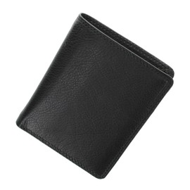 VISCONTI Heritage Collection Harley Compact Bi-Fold Leather Wallet RFID Blocking HT6 Black