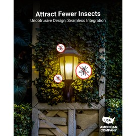 Sunco Yellow Light Bulbs Outdoor A19, LED Bug Lights for Outside Dusk to Dawn, 480 LM, 9W, 2000K Amber Glow, Auto On/Off Photocell Sensor, E26 Base, for Porch Patio Deck Backyard UL 2 Pack