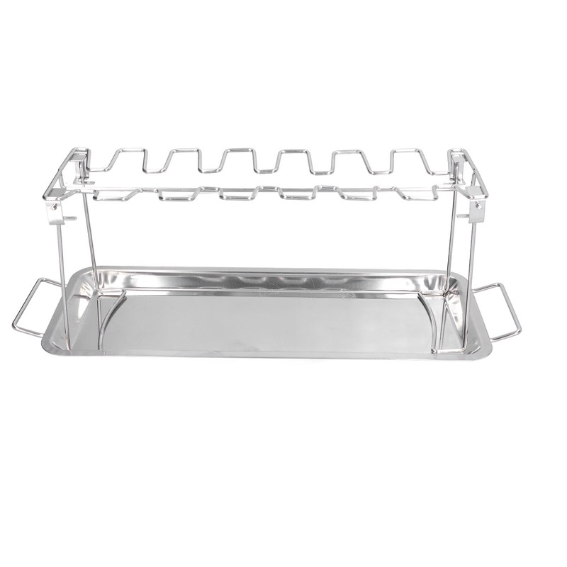 Chicken Wing Leg Rack Stainless Steel Foldable BBQ Rack Portable