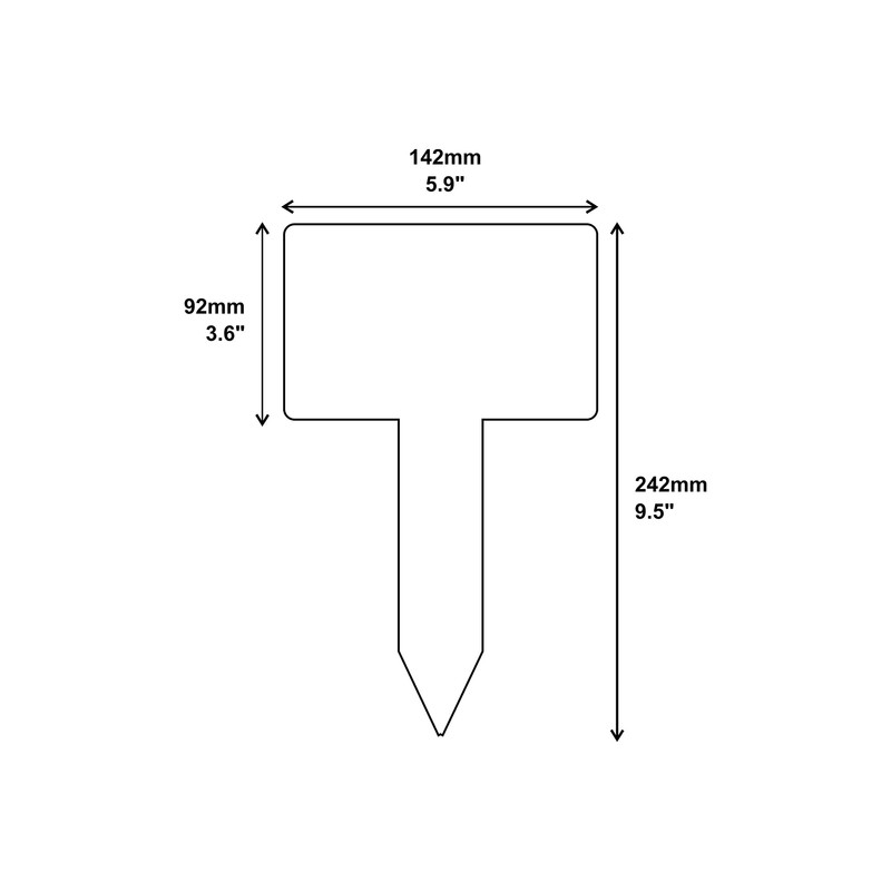 Cousin Memorial Stake - Engraved with poem (Gold/Silver/Copper or Black