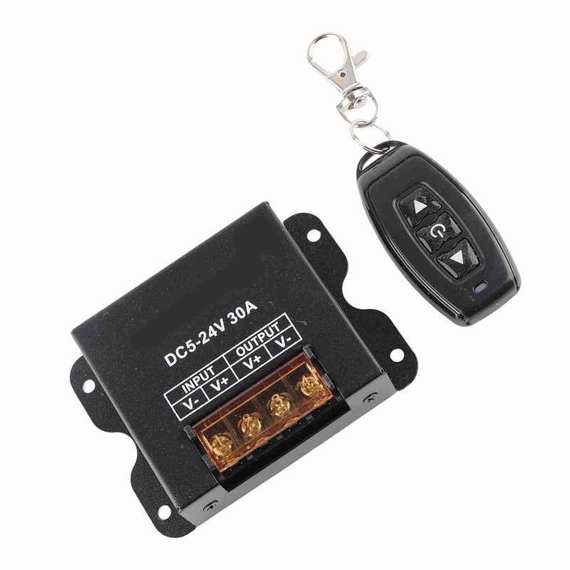 LED Single Color Dimmer Controller 3 Keys RF Large Power