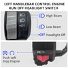 M MATI Left Handlebar Engine Headlight Control On Off Run