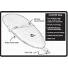Seals Kayak Cockpit Cover with Hull Strap, Black, 1.3 I