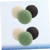IWOWHERO 6pcs Natural Facial Sponges Face Scrubbing Puff for Gentle