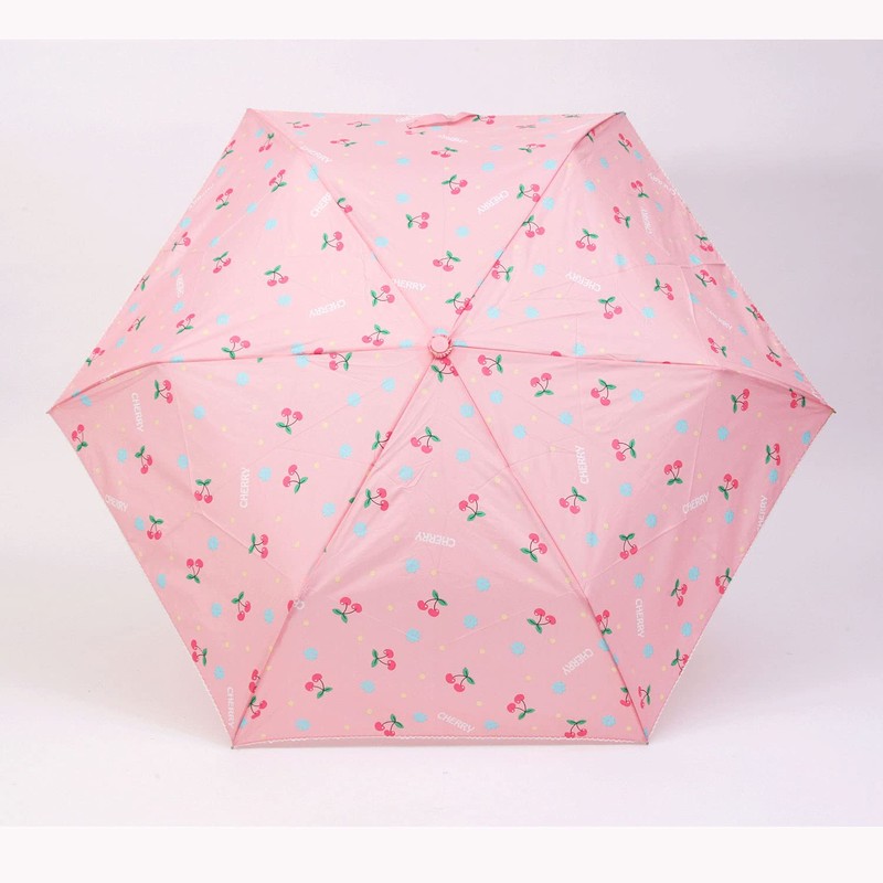 Atein 5240 Girl's Folding Umbrella, Lightweight, Ribs, 21.7 inches (55