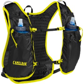 CamelBak Trail Run Hydration Vest 34oz, Black/Safety Yellow