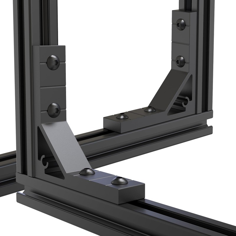10Sets 2020 Aluminum Extrusion Corner Brackets,Strong Heavy Duty L Shape