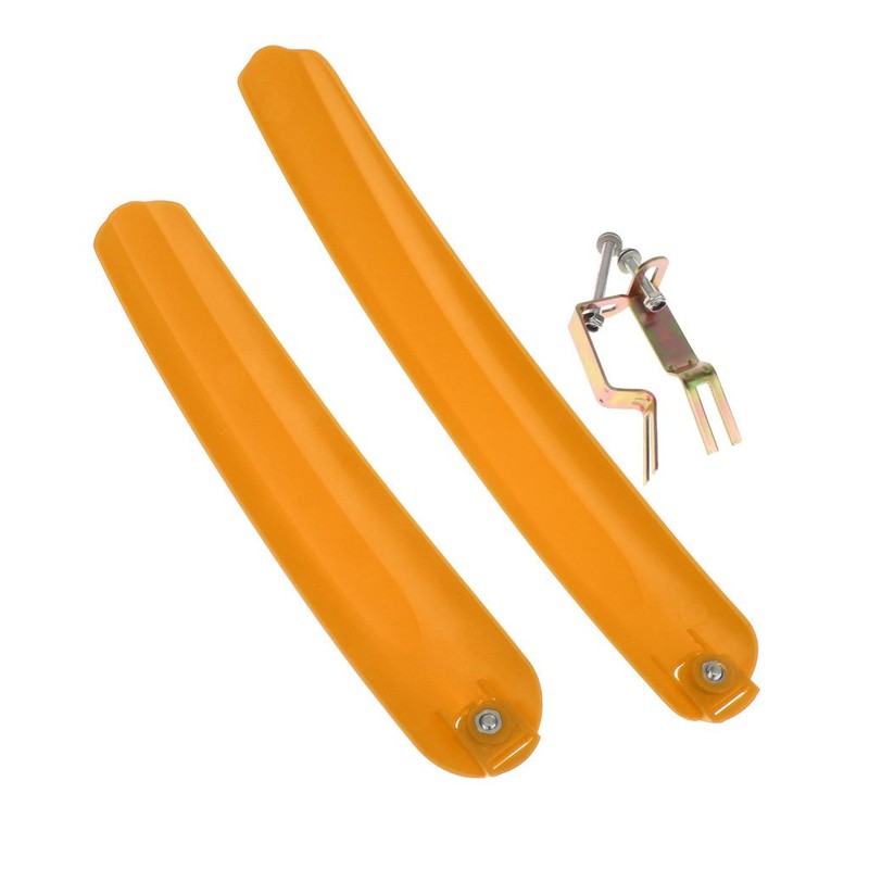 フロント＆リア マウンテンバイク 自転車 フェンダー マッド ガード セット ７色選べる - イエロー