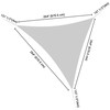 Yescom 1 Pack 22'x22'x22' Triangle Sun Shade Sail Fuchsia 97%