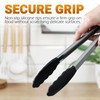 KITCOOMI Long Kitchen Grill Tongs - Heavy Duty Stainless Steel