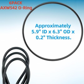 AXW542 O-Ring Compatible with Hayward Leaf Canisters Series O-330 W530 W560 Replacement Parts (6/Pack)