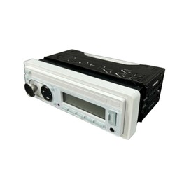 Gravity MGR-207BT 200W A2DP True Marine Stereo AM FM Radio Media Player Receiver with Bluetooth and 350 WATTS 2-Way Coaxial Marine Audio Speakers 6-1/2" Bundle