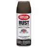 Krylon K06933000 Rust Protector Multicolor Textured Finish, Rustic Brown, 12
