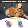 ODOGPETO Dog Seat Belt for Car, Adjustable 4-in-1 Dog Car