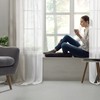 Deconovo Transparent voile curtain with eyelets, 245 x 140 cm